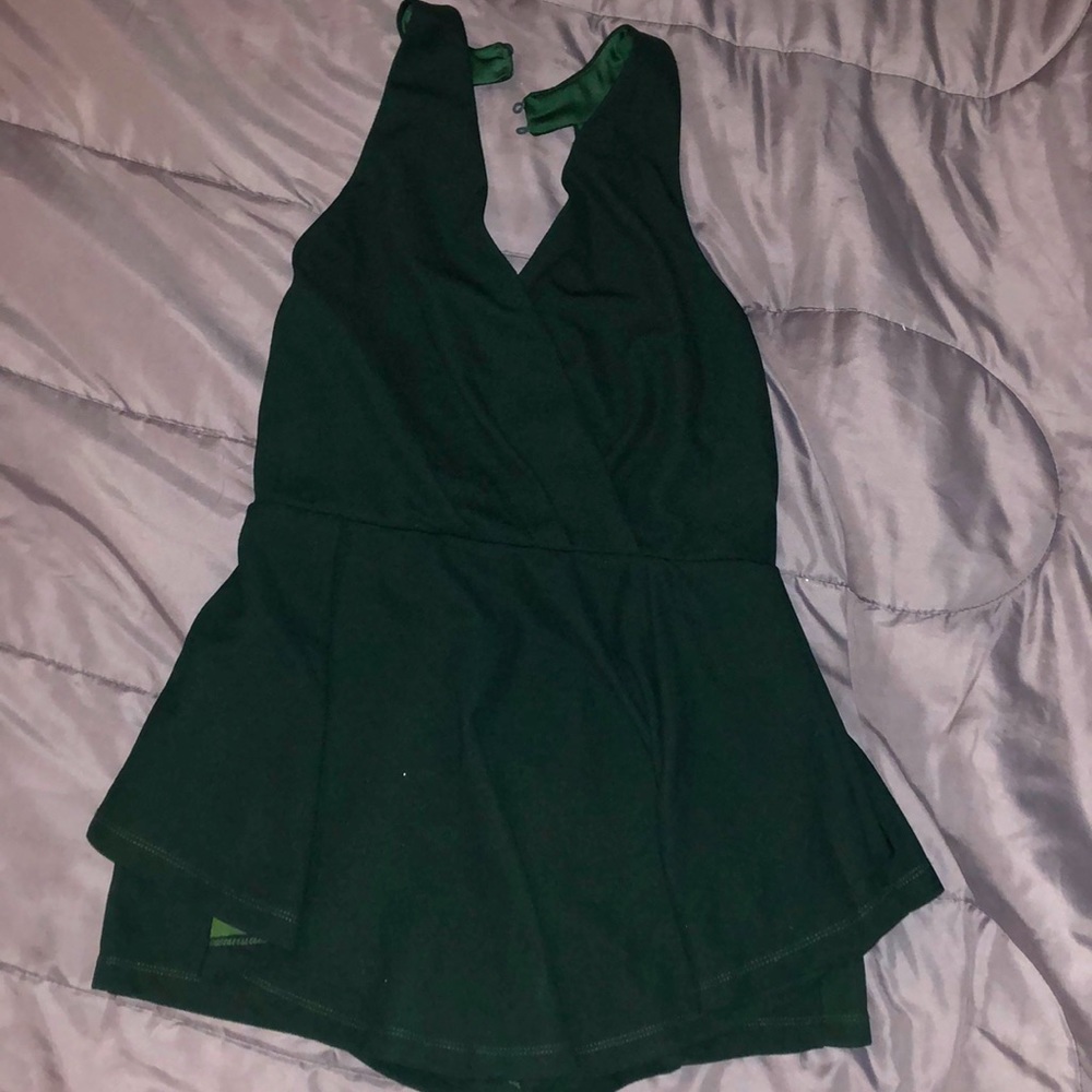 Halter neck romper